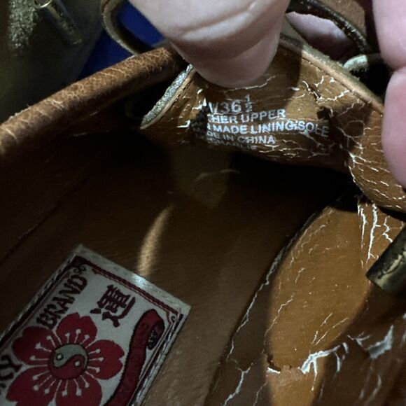 Lucky Brand Shoes Women’s 6.5 M Brown Leather Oxford Style LK CHARLIE - Picture 12 of 14